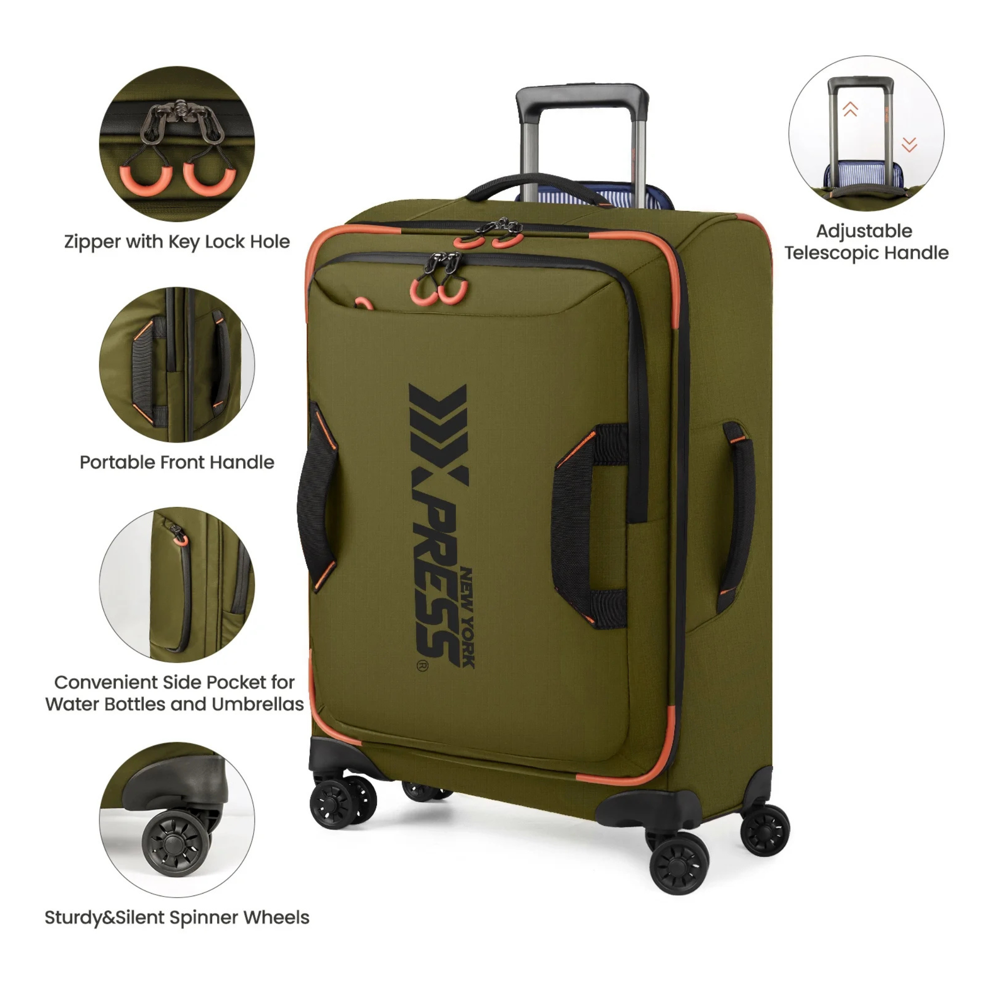 New York XPress Softside Trolley Case