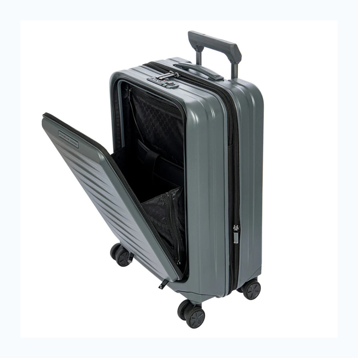 Porsche Design Roadster Expandable Spinner Collection - Matt Grey / Carry-On with Pocket 21"