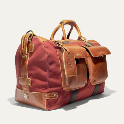 Canvas & Leather Travel Duffle