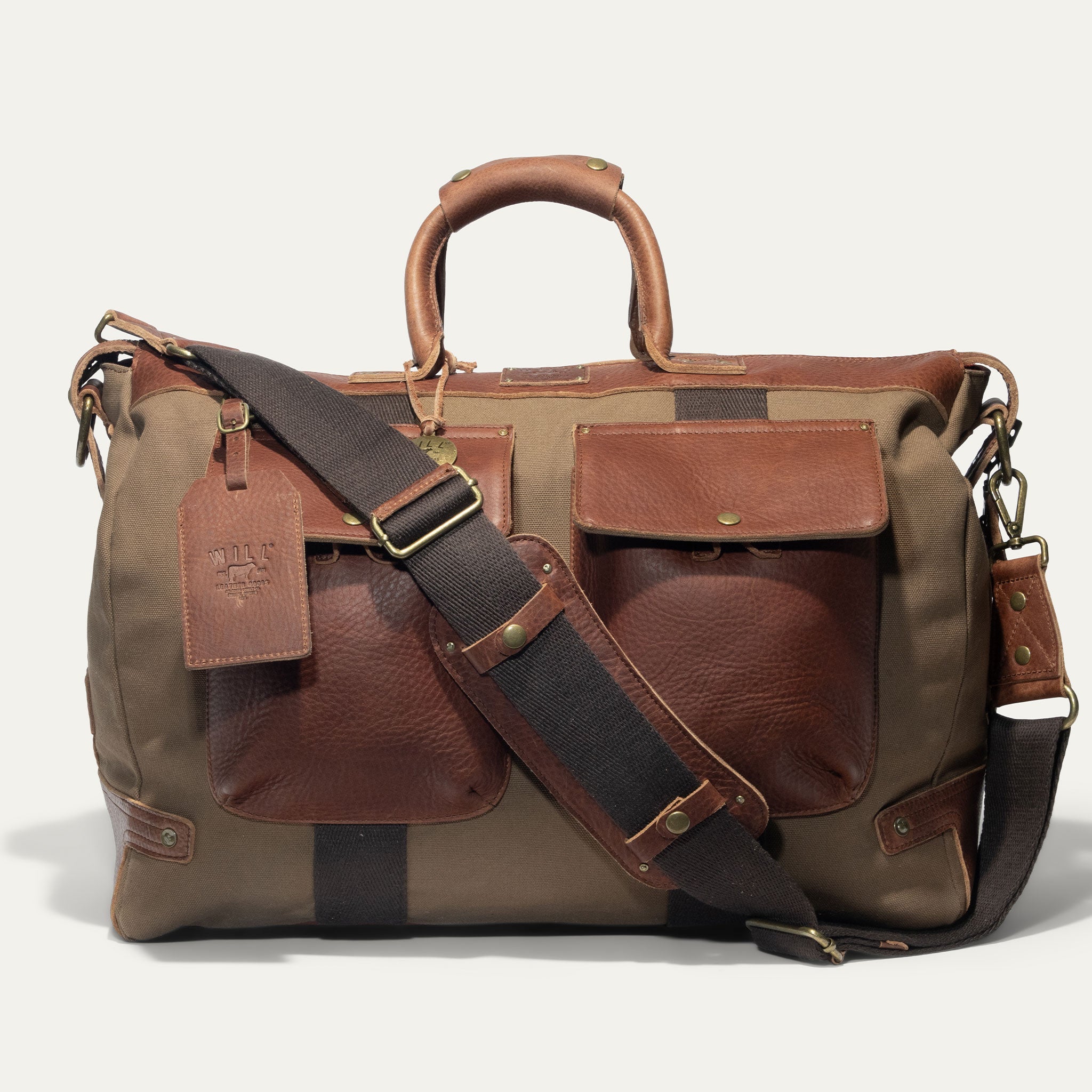 Canvas & Leather Travel Duffle