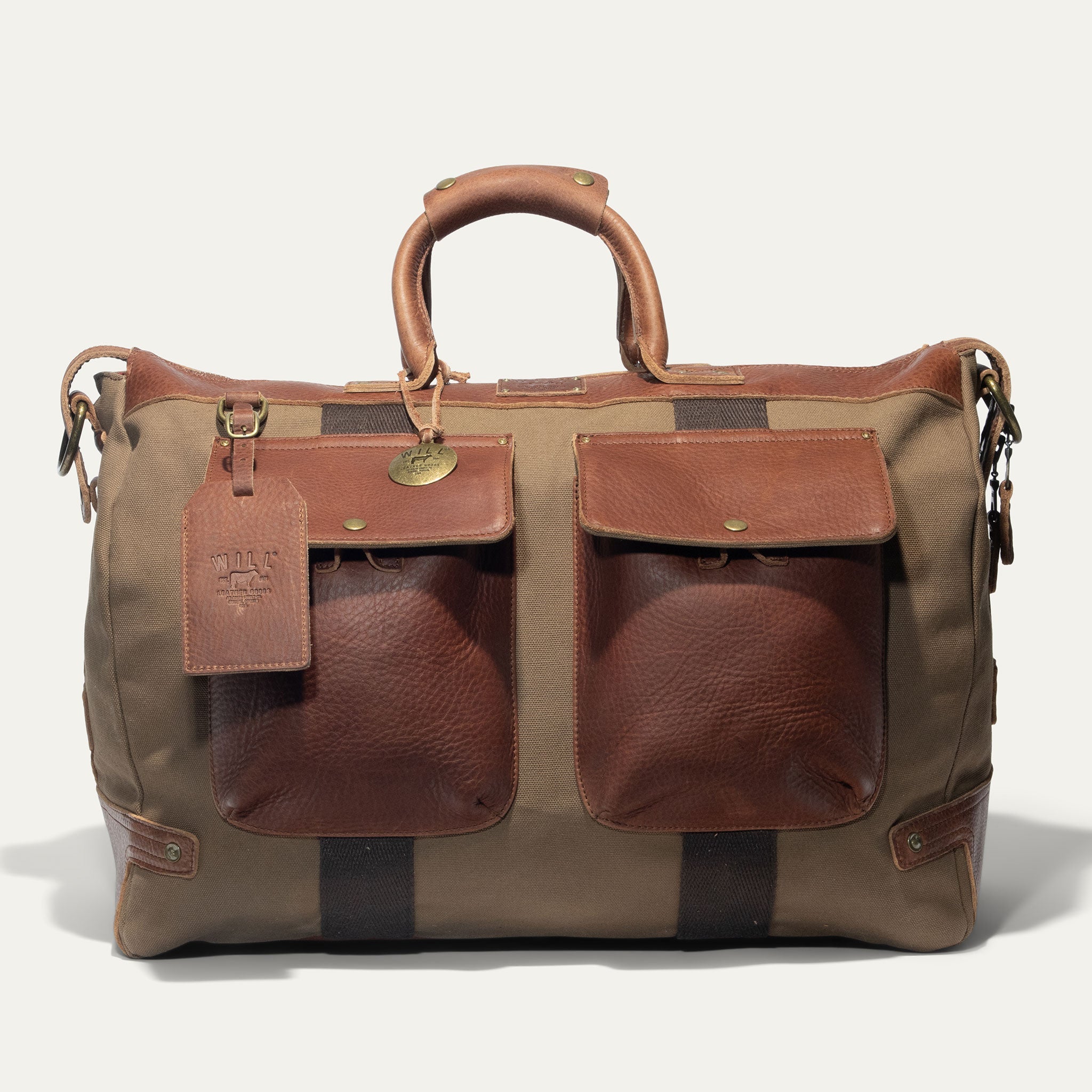 Canvas & Leather Travel Duffle