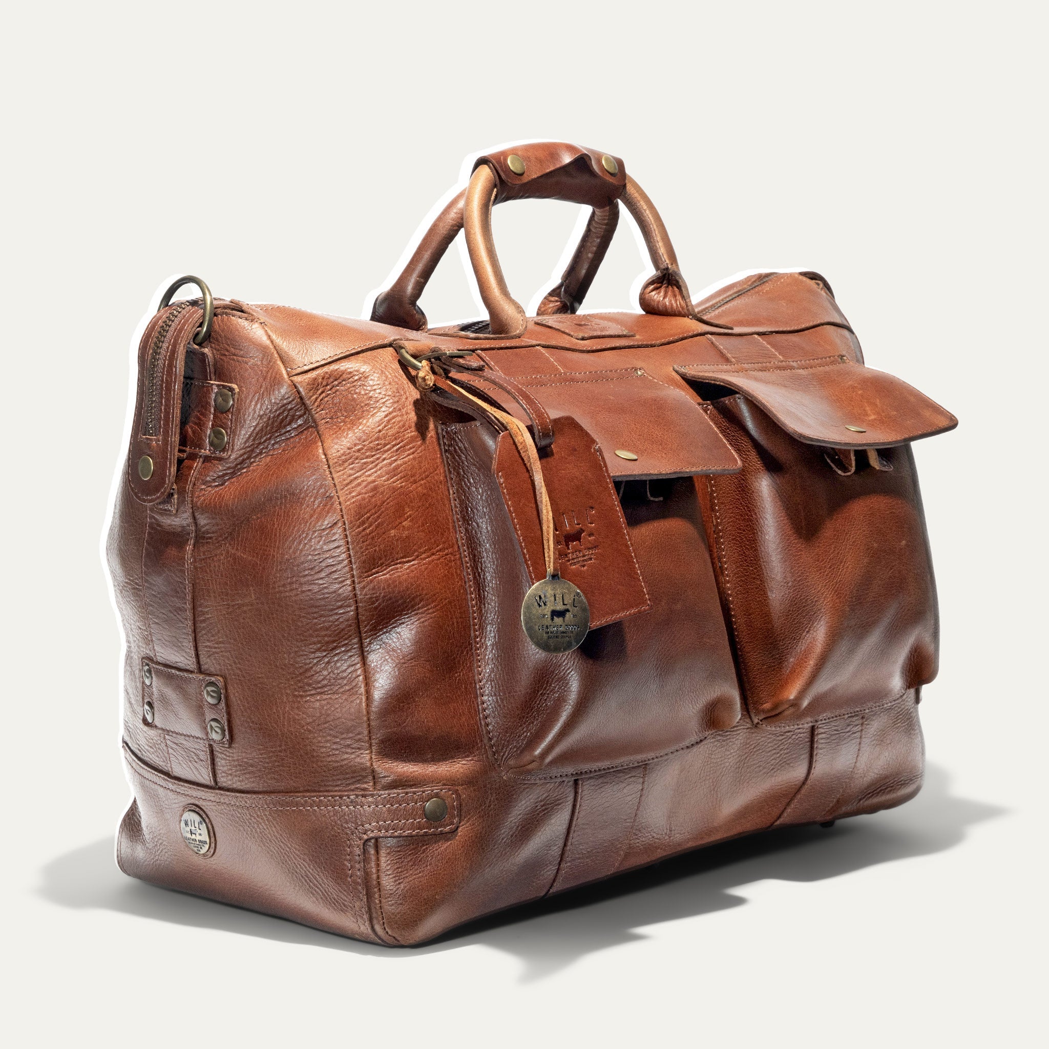 Leather Travel Duffle
