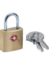 TSA Brass Key Padlock - Voyage Luggage