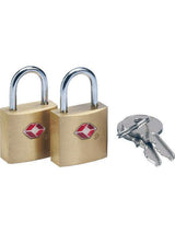 TSA Brass Key Padlocks - Voyage Luggage