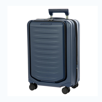 Porsche Design Roadster Expandable Spinner Collection - Matt Dark Blue / Carry-On with Pocket 21"