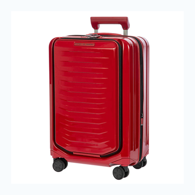 Porsche Design Roadster Expandable Spinner Collection - Carmine Red Shiny / Carry-On with Pocket 21"