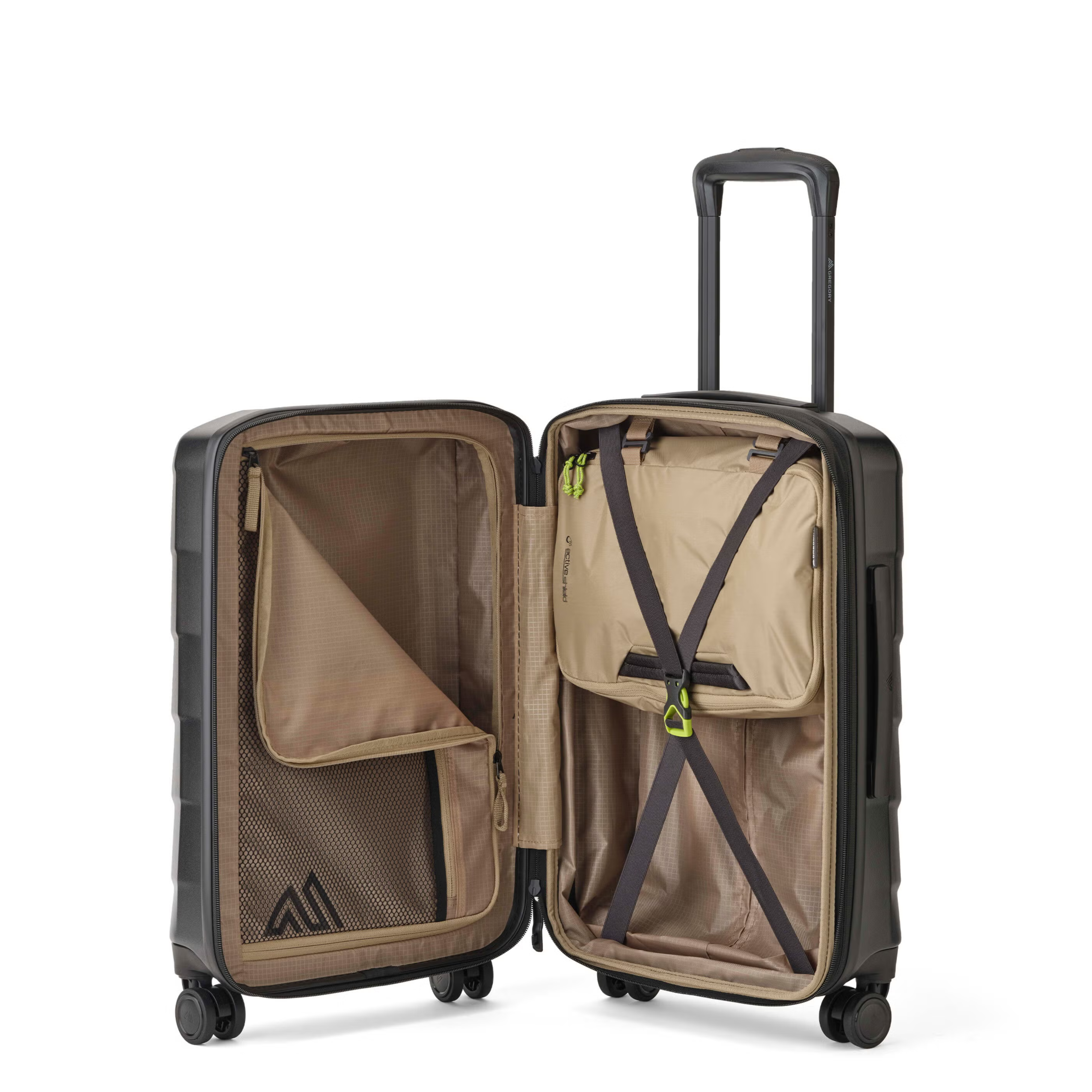 Gregory Cache Carry On Spinner - Black Lichen