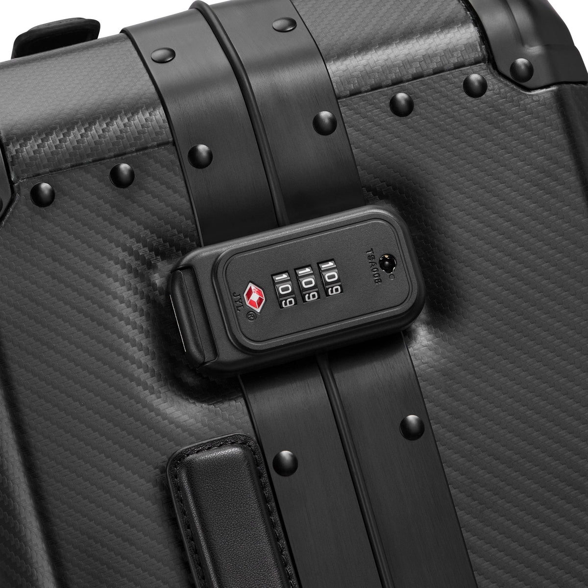 Delsey Alu'r Spinner - Black detail