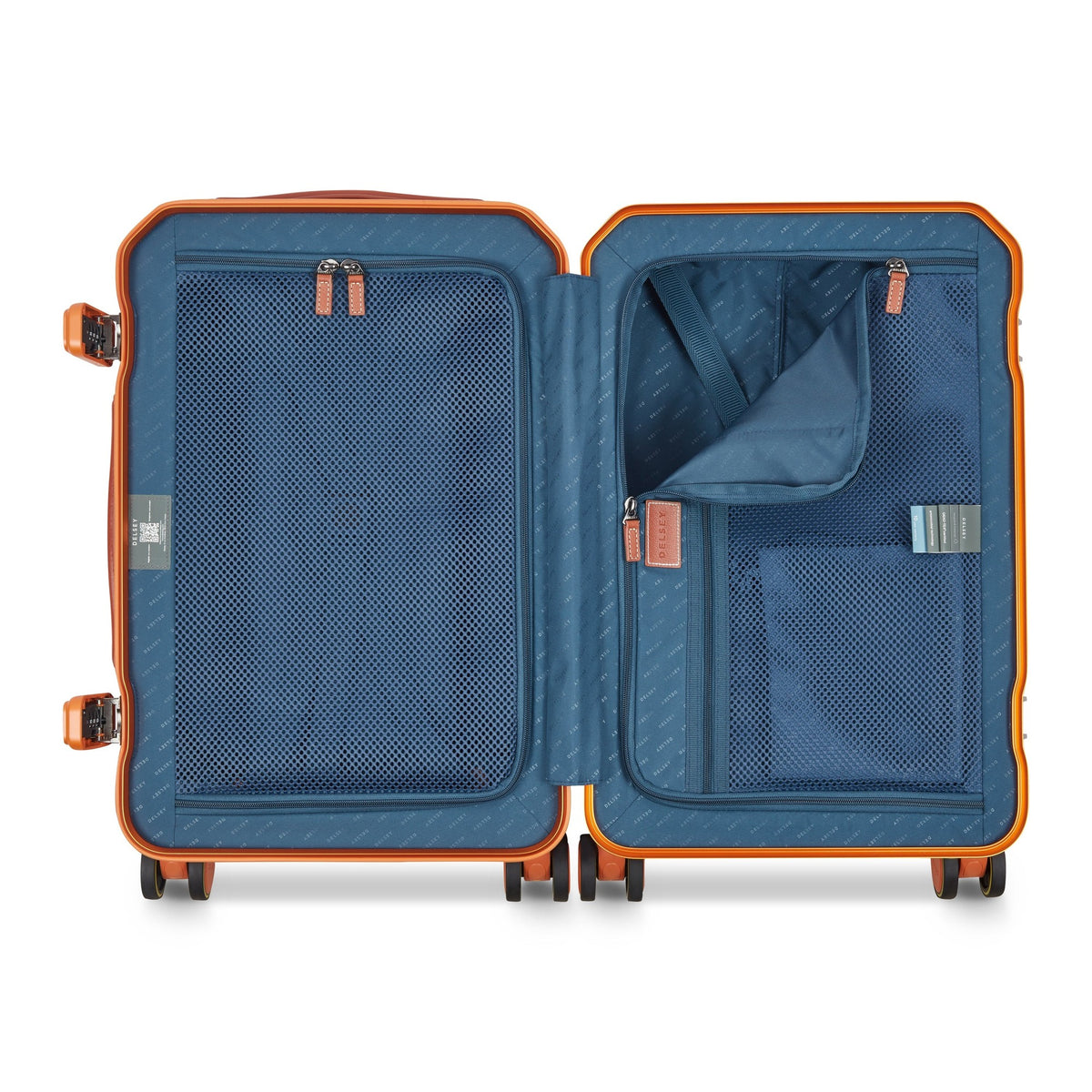 Delsey Alu'r Spinner - Orange detail