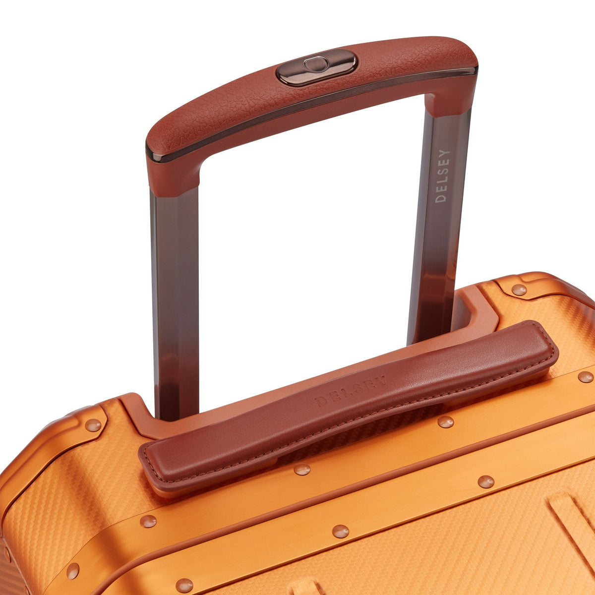 Delsey Alu'r Spinner - Orange detail