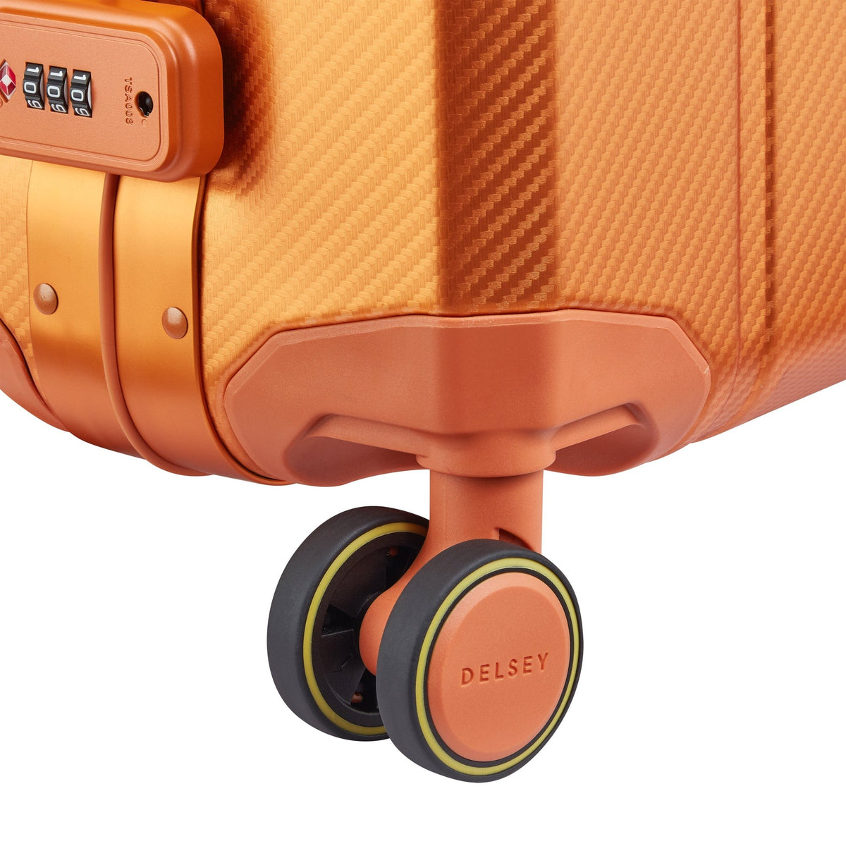 Delsey Alu'r Spinner - Orange detail