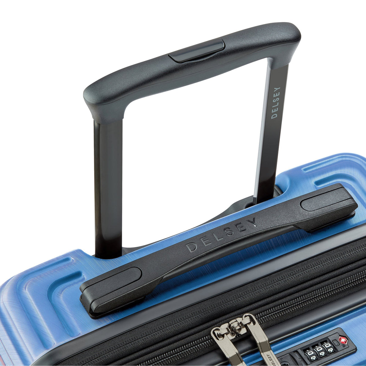 Delsey Cosmique Expandable Spinner - Light Blue / Carry-On detail