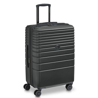 Delsey Cosmique Expandable Spinner - Black / Medium