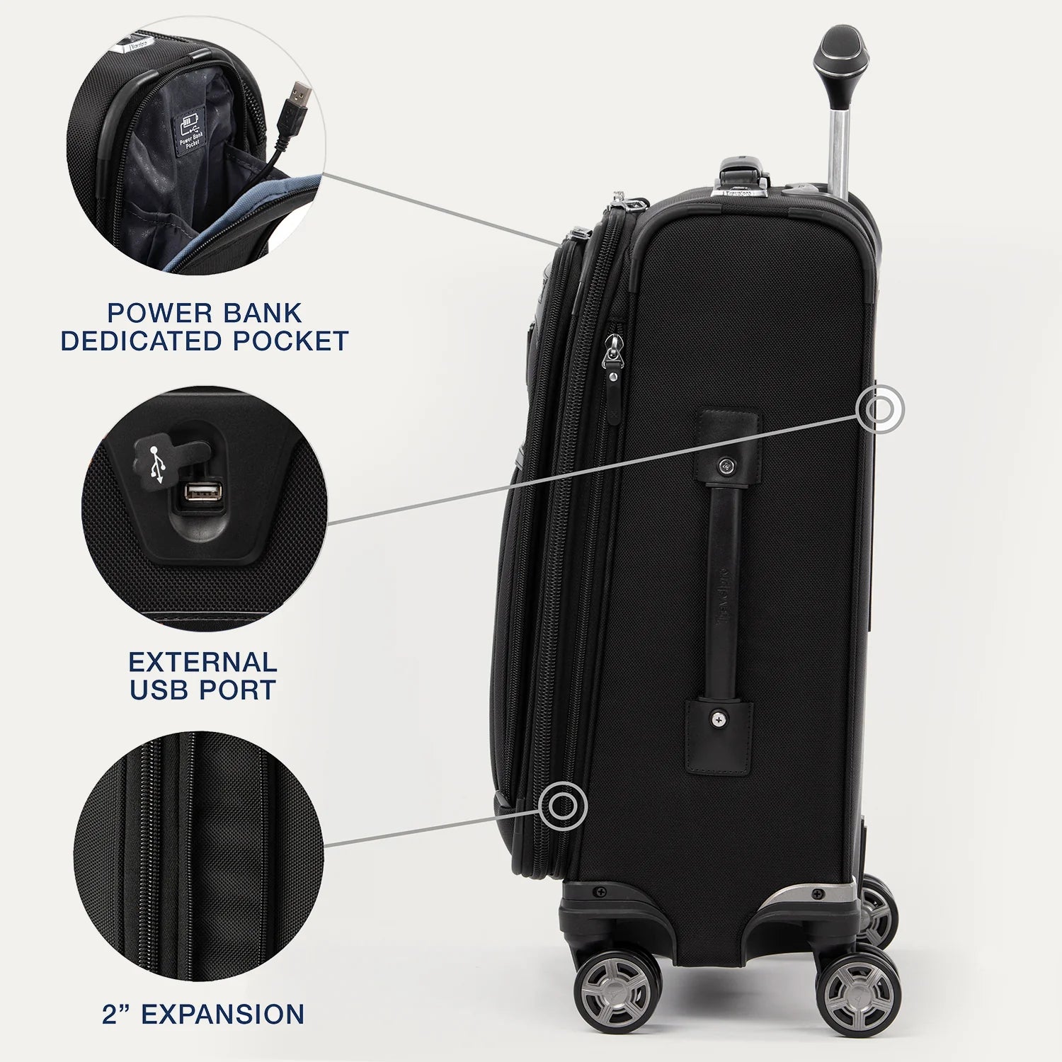 Travelpro Platinum Elite International Expandable Carry-On Spinner