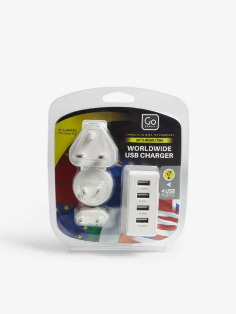 Go Travel Worldwide USB Charger