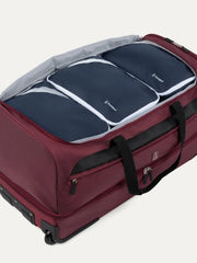 Roadtrip Drop-Bottom Rolling Duffel with Packing Cubes 30"