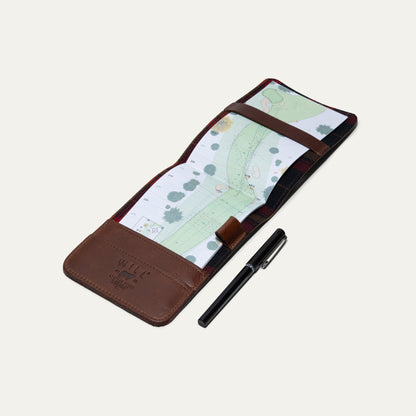 Leather Golf Yardage Book