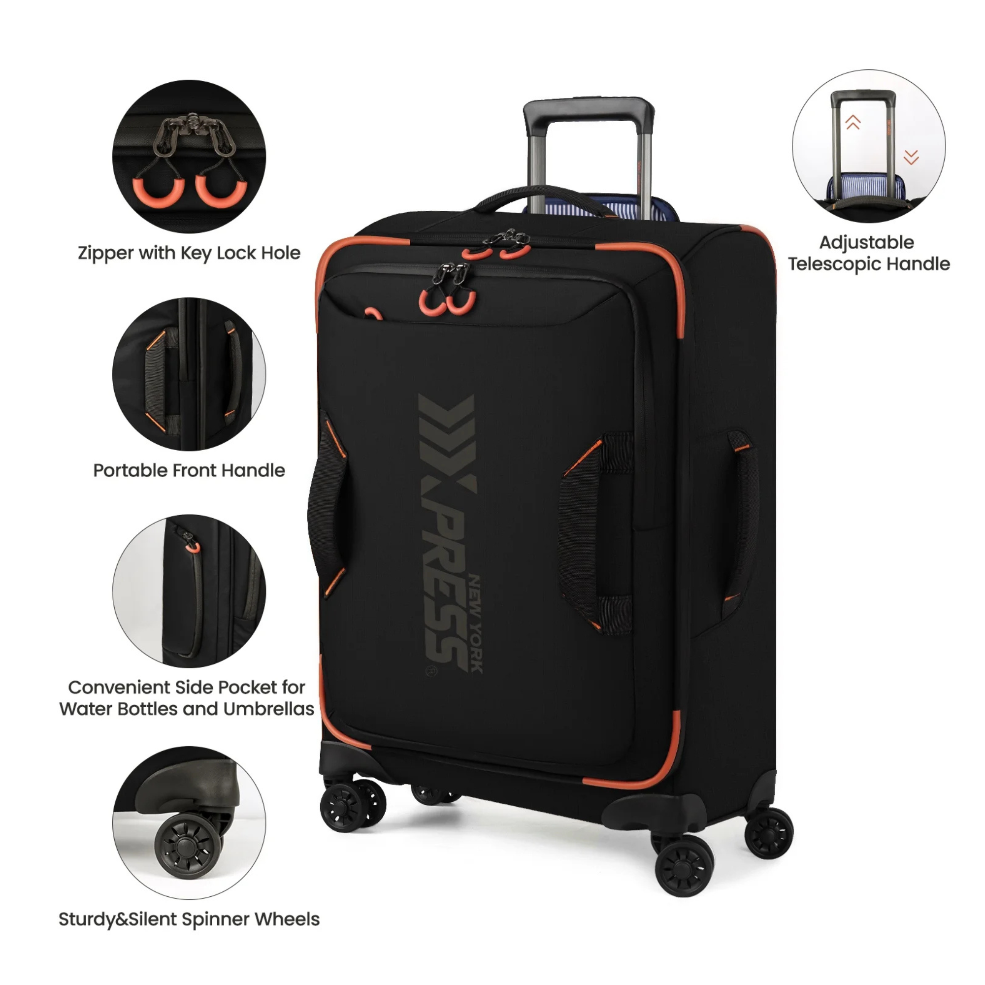 New York XPress Softside Trolley Case