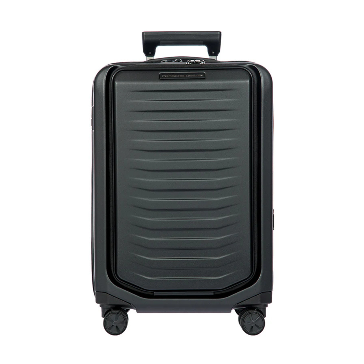 Porsche Design Roadster Expandable Spinner Collection - Matte Black / Carry-On with Pocket 21"