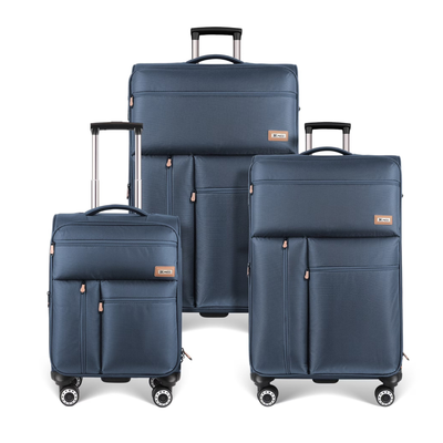 Wisdom Express Nylon Softside Spinner - 3 Pc Set