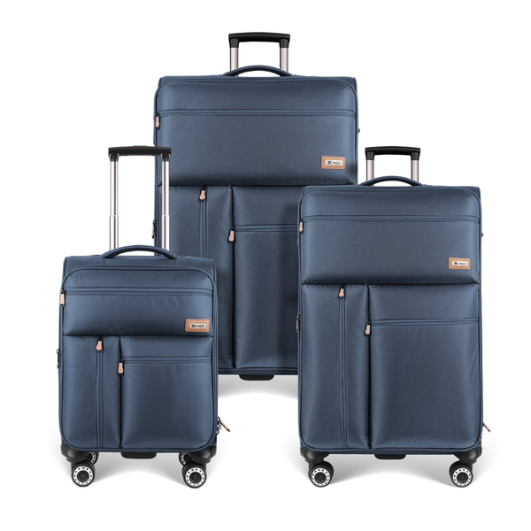 Wisdom Express Nylon Softside Spinner - 3 Pc Set