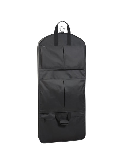 WallyBags Deluxe Tri-Fold Garment Bag with Pockets 48"