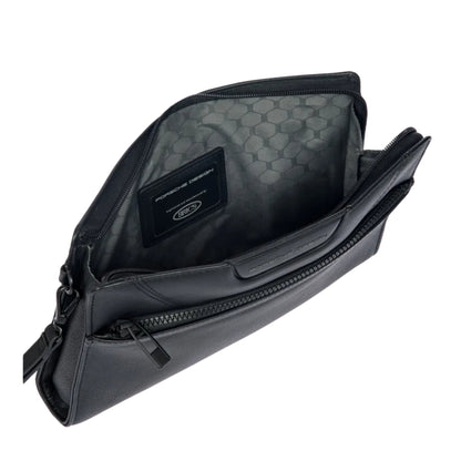 Porsche Roadster Leather Evo Clutch Bag With Front Pocket