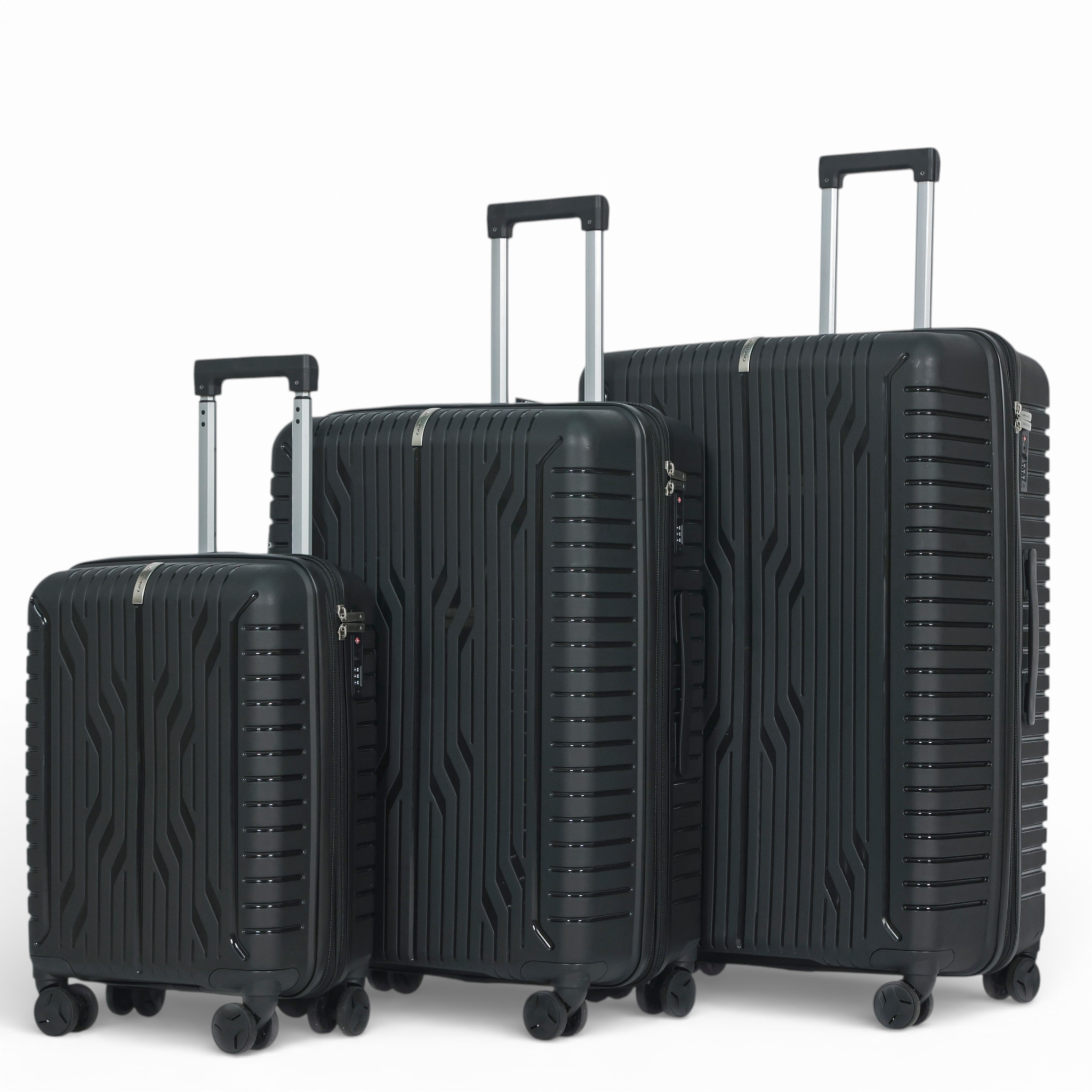Vittorio Classic Expandable Luggage Set - 3 Pc Set
