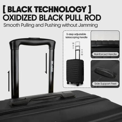 New York Xpress Hard Shell Expandable Luggage Spinner - 3 Pc Set