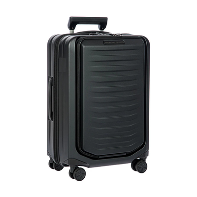 Porsche Design Roadster Expandable Spinner Collection - Matte Black / Carry-On with Pocket 21"