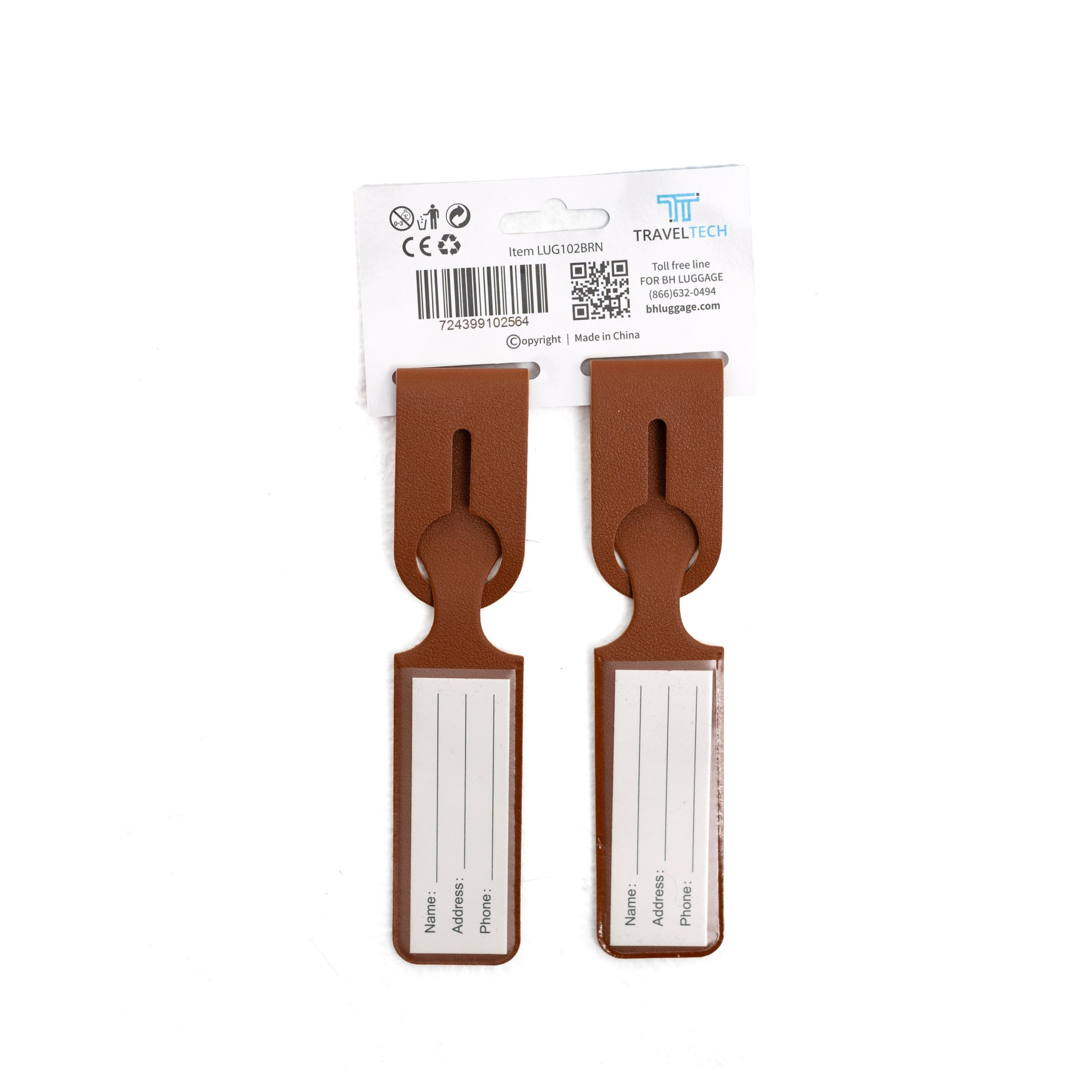 BH Luggage Travel Tech 2 Pcs Luggage Tag