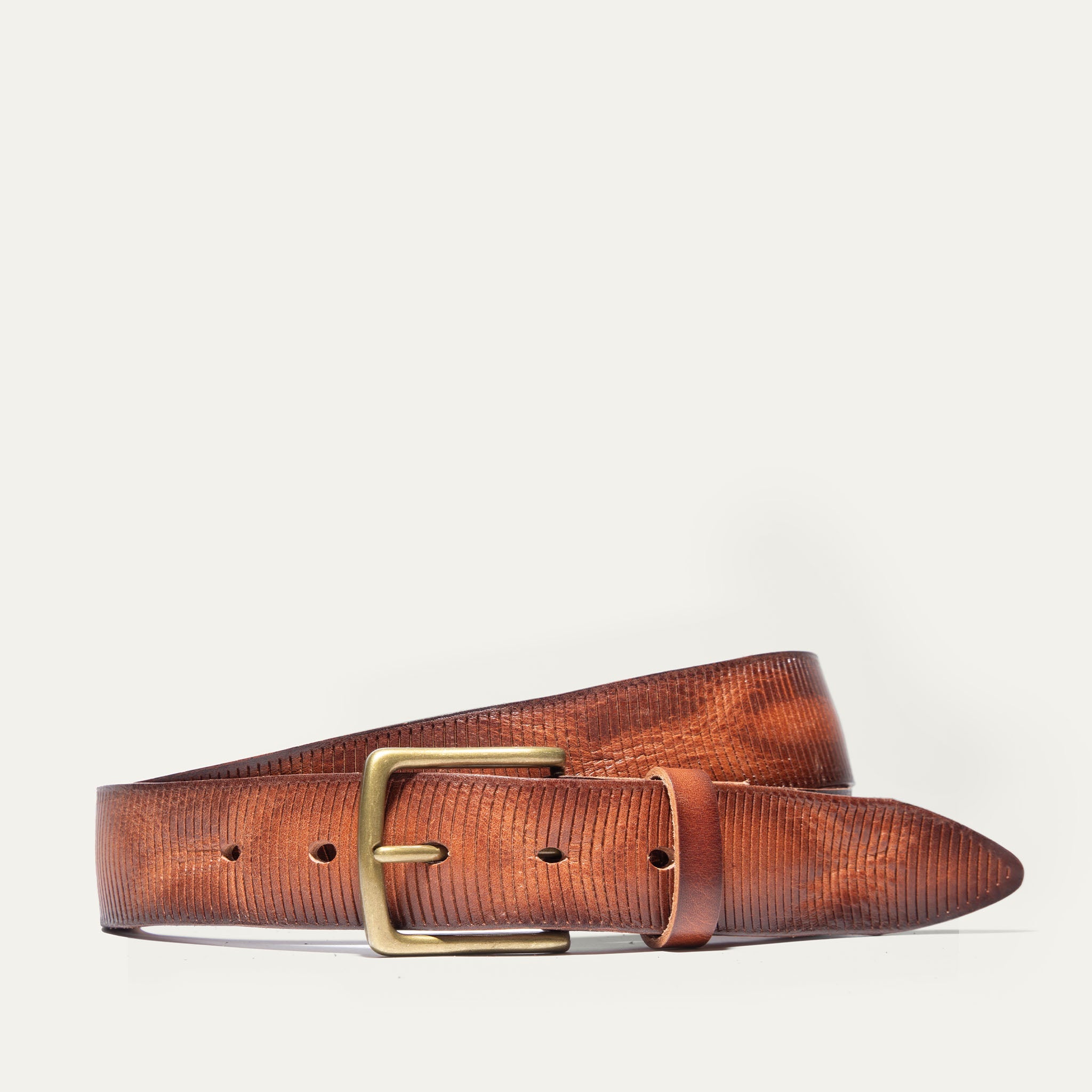 Embossed Crescent Belt