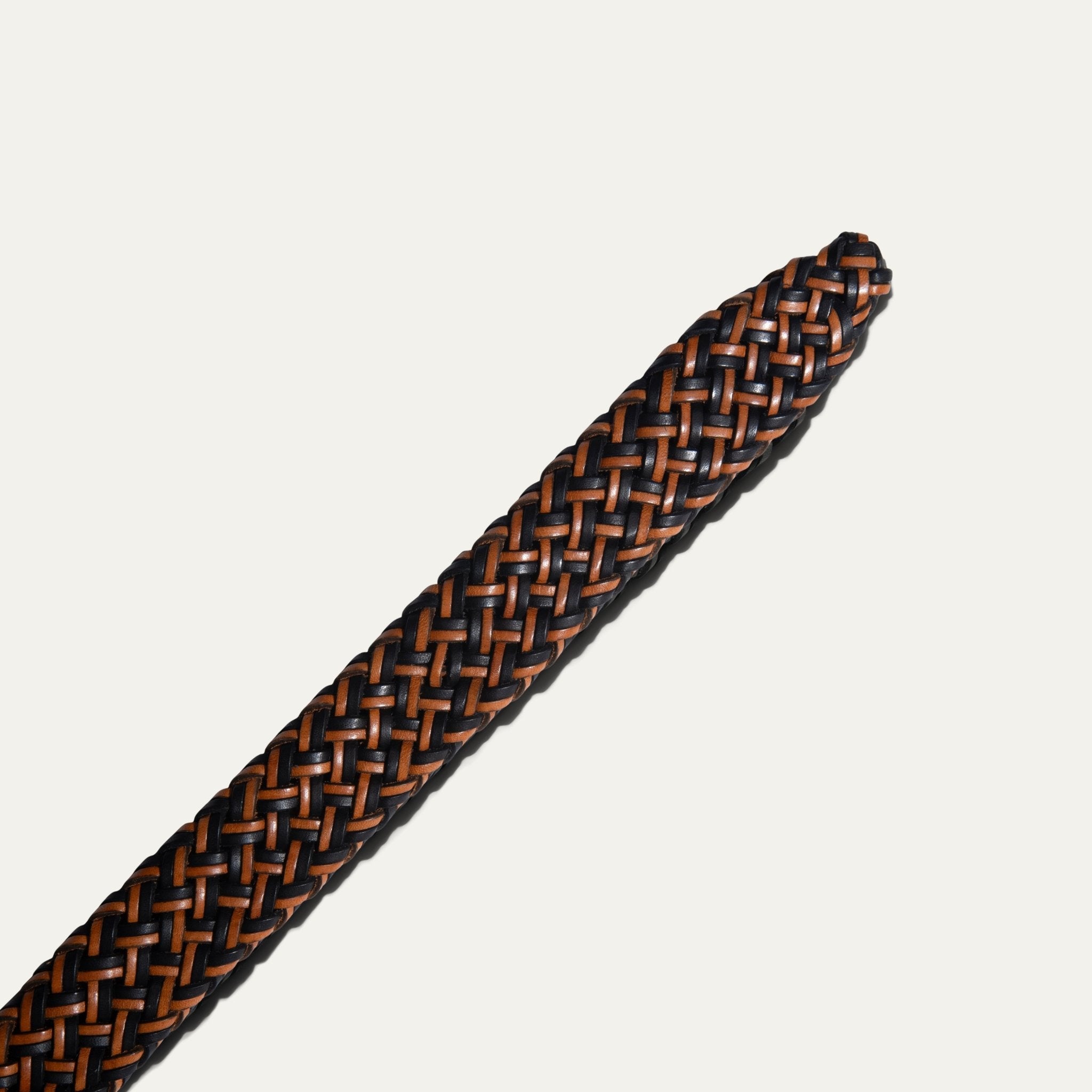 Two-Tone Tubular Braided Belt