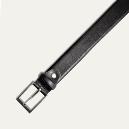 Glazed Calfskin Belt