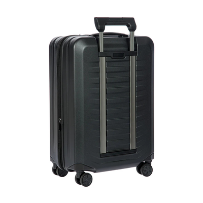 Porsche Design Roadster Expandable Spinner Collection - Matte Black / Carry-On with Pocket 21"