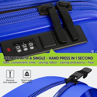 New York Xpress Hard Shell Expandable Luggage Spinner - 3 Pc Set