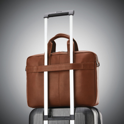 Samsonite Classic Leather Slim Briefcase