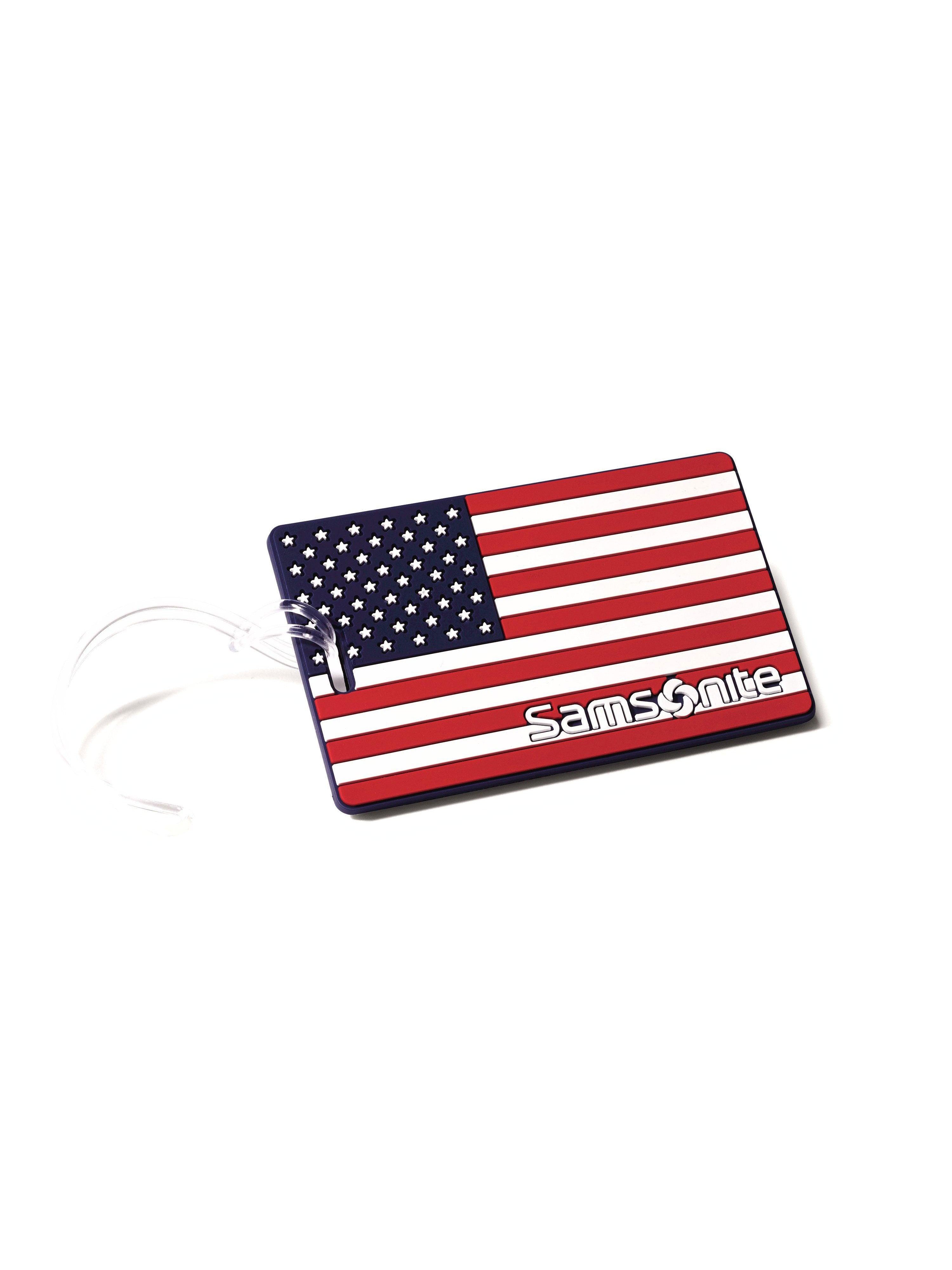 Designer American Flag Luggage ID Tag - Voyage Luggage