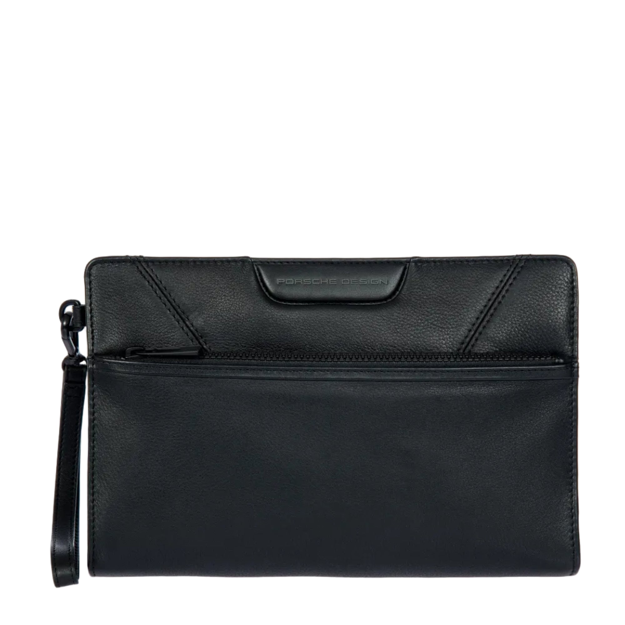 Porsche Roadster Leather Evo Clutch Bag With Front Pocket