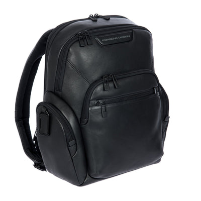 Porsche Roadster Leather Evo Backpack Expandable S