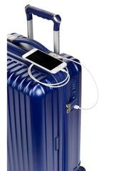 USB Expandable Carry-On Hardside Spinner Luggage 20"