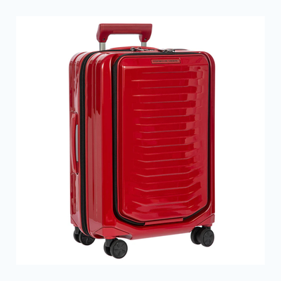 Porsche Design Roadster Expandable Spinner Collection - Carmine Red Shiny / Carry-On with Pocket 21"