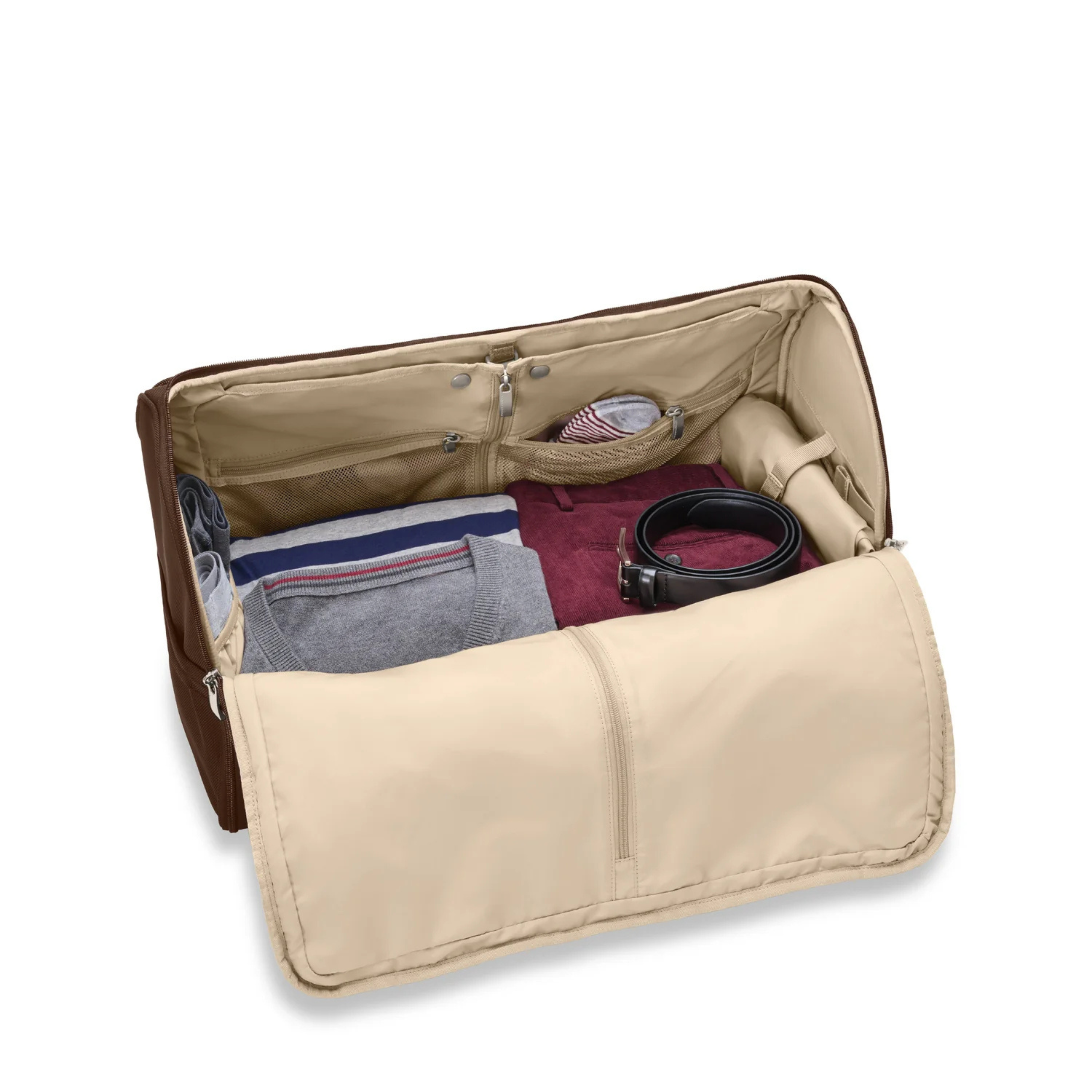 Briggs & Riley Baseline Garment Duffel Chocolate