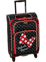 Maleta con ruedas blandas de 21" de Minnie Mouse de Disney