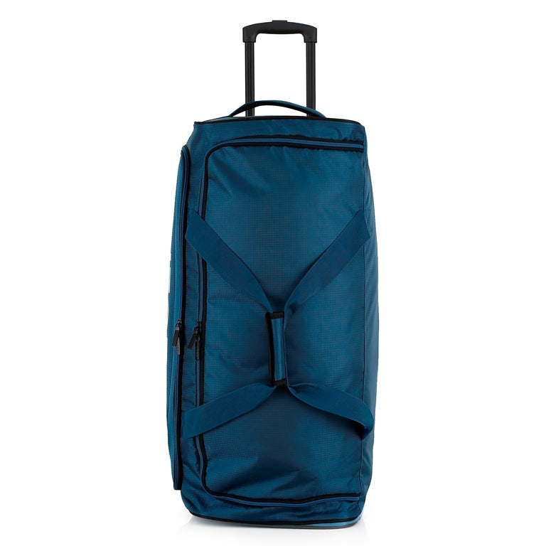 IZOD Katy Lightweight Soft Shell Rolling Duffel Bag with Wheels and Telescopic Handle – Travel-Ready Luggage Duffel