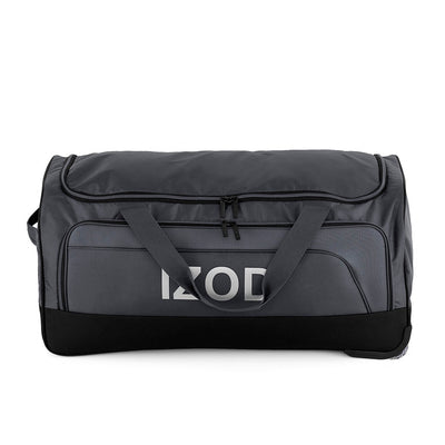 IZOD Katy Lightweight Soft Shell Rolling Duffel Bag with Wheels and Telescopic Handle – Travel-Ready Luggage Duffel