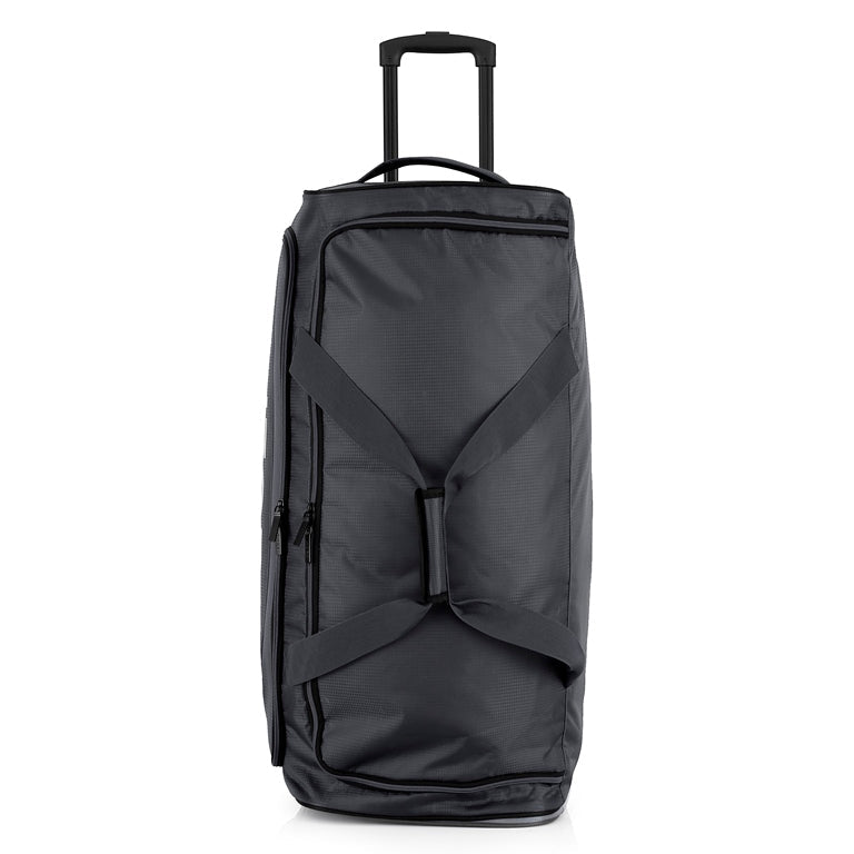 IZOD Katy Lightweight Soft Shell Rolling Duffel Bag with Wheels and Telescopic Handle – Travel-Ready Luggage Duffel