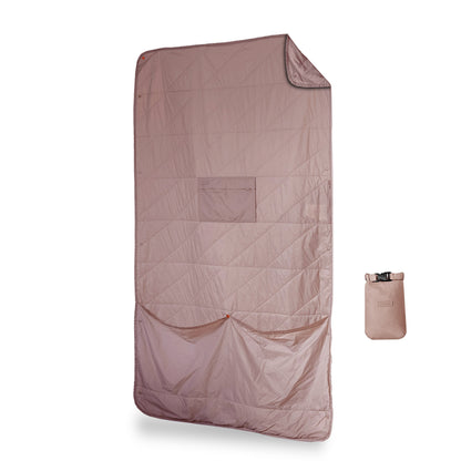 Layover™ Travel Blanket - Packable & Puffy | Quartz