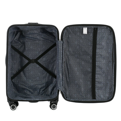 Casey Soft side Lightweight Expandable with 360° Dual Spinning Wheels and Combo Lock – Includes 28", 24", 20" 3-Piece Luggage Set
