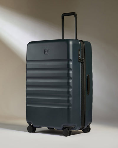Carry-on with Pocket Luggage Set in Indigo Blue - Icon Stripe